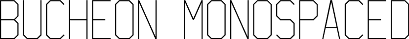 Bucheon-Monospaced