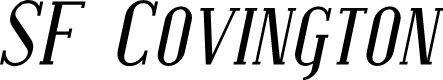 SF Covington SC Italic
