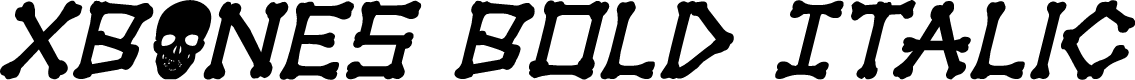 xBONES Bold Italic