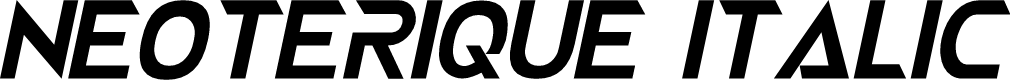 NEOTERIQUE Italic