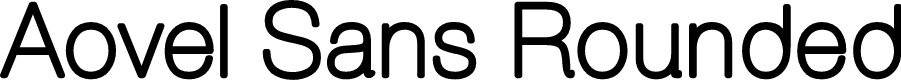 Aovel Sans Rounded