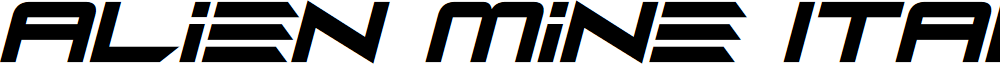 Alien Mine Italic