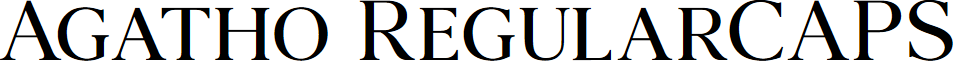 Agatho RegularCAPS