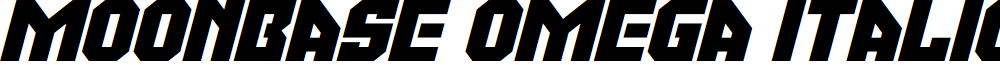 Moonbase Omega Italic