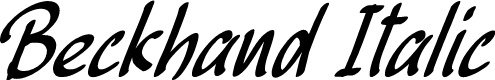 Beckhand Italic