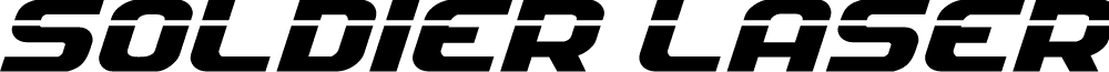 Soldier Laser Expanded Italic