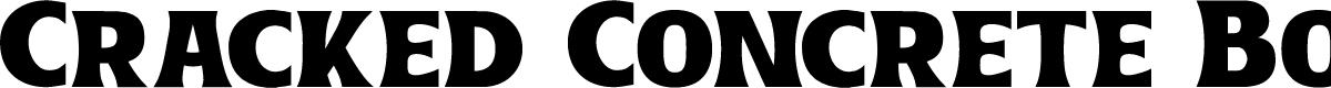 Cracked Concrete Bold Display