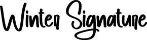 Winter Signature