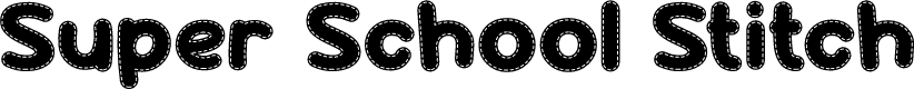 Super School Stitch