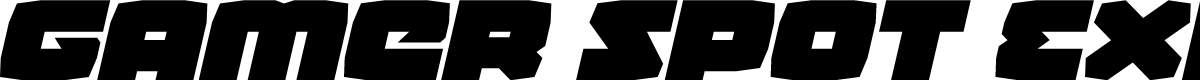 Gamer Spot Expanded Italic