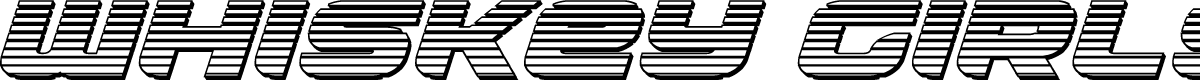 Whiskey Girls Chrome Italic