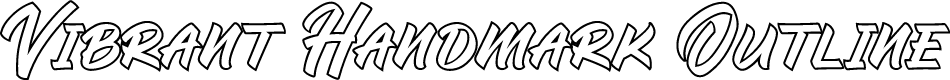 Vibrant Handmark Outline
