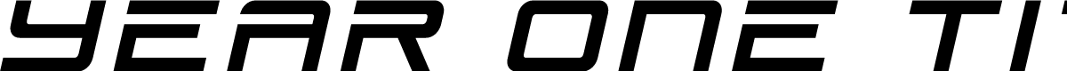 Year One Title Italic