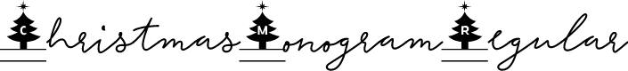 ChristmasMonogram-Regular