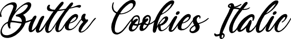Butter Cookies Italic