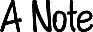 A Note