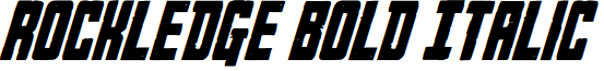 Rockledge Bold Italic