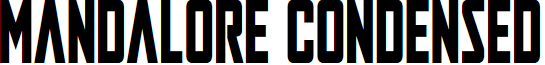 Mandalore Condensed