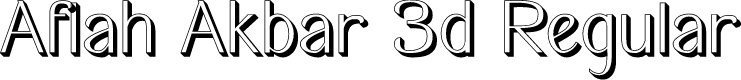 Aflah Akbar 3d Regular
