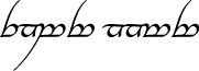 Tengwar Annatar Alt Italic