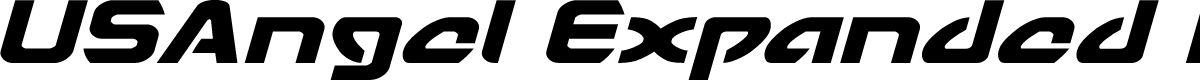 USAngel Expanded Italic