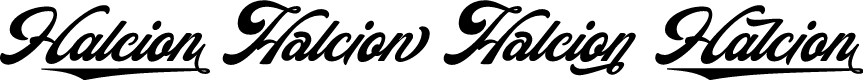 HALCION PERSONAL USE Italic