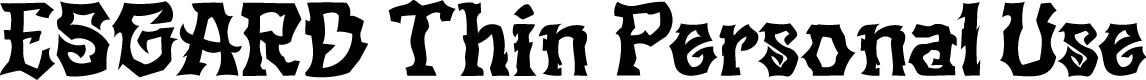 ESGARD Thin Personal Use