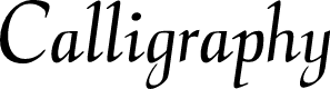 CalligraphyFLF