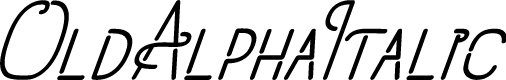 OldAlphaItalic