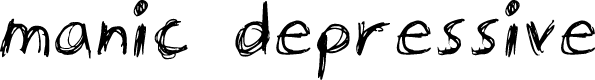 manic-depressive