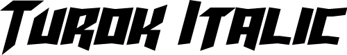 Turok Italic