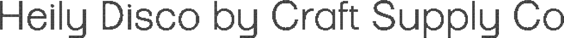 HeilyDisco-Regular Demo