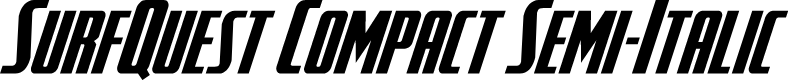 SurfQuest Compact Semi-Italic