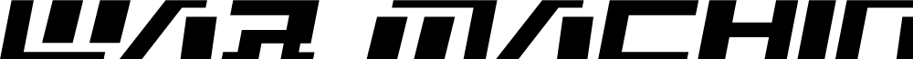 War Machine Semi-Italic