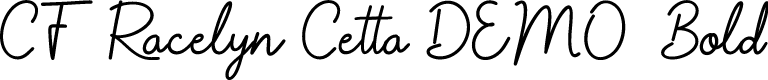 CF Racelyn Cetta DEMO  Bold