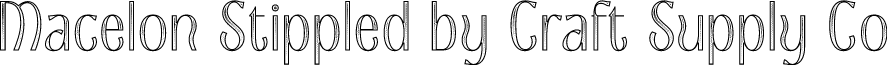 Macelon Stippled Regular Demo
