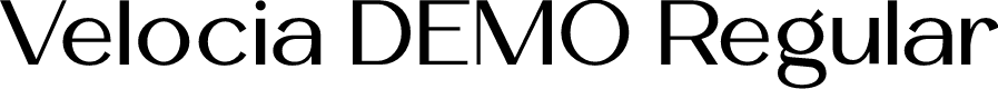 Velocia DEMO Regular