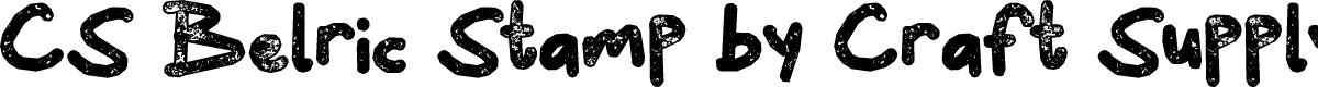 CSBelricStamp-Regular Demo