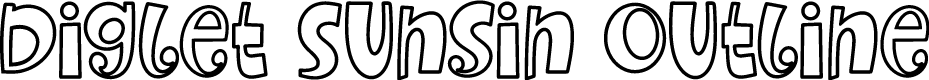 Diglet Sunsin Outline