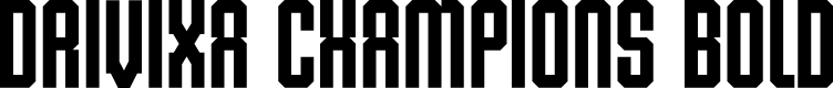 Drivixa Champions Bold