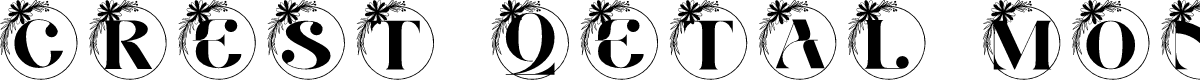 Crest Petal Monogram