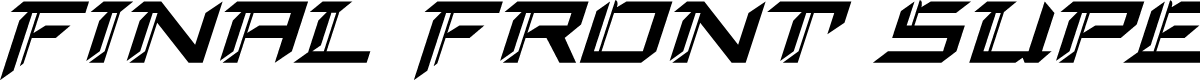 Final Front Super-Italic