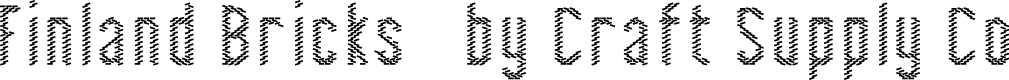 Finland Bricks Font - Free Download