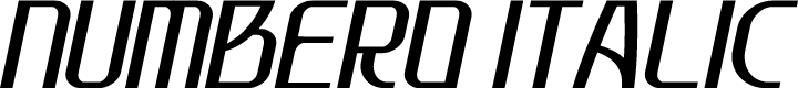 Numbero Italic