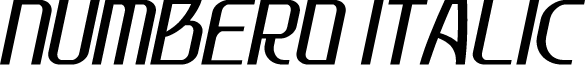 Numbero Italic