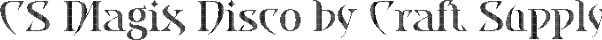 CSMagixDisco-Regular Demo