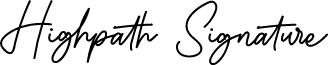 Highpath Signature Personal Use
