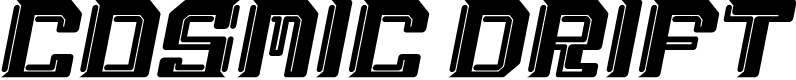 Cosmic Drift Italic Italic