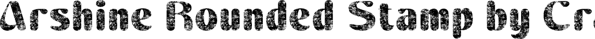 ArshineRoundedStamp-Regular Demo