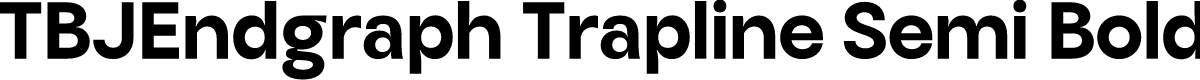 TBJEndgraph Trapline Semi Bold